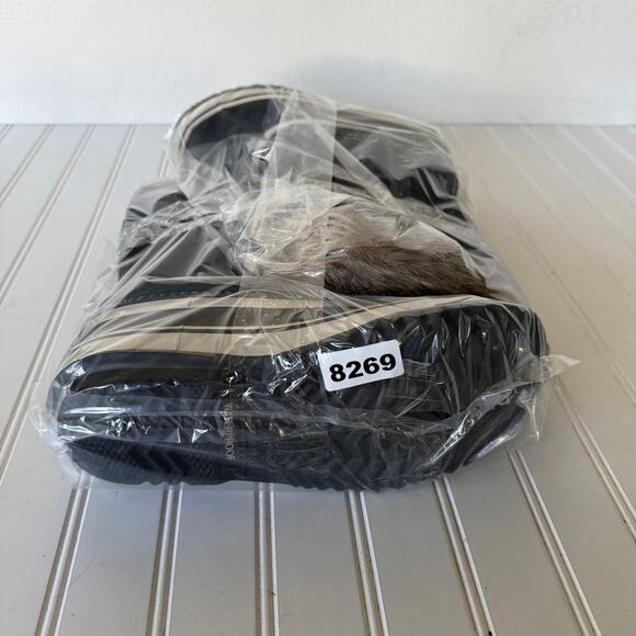 Sorel Joan of Artic Size 6.5 Black Tak Fur Suede Shearling snow boots - Picture 10 of 10